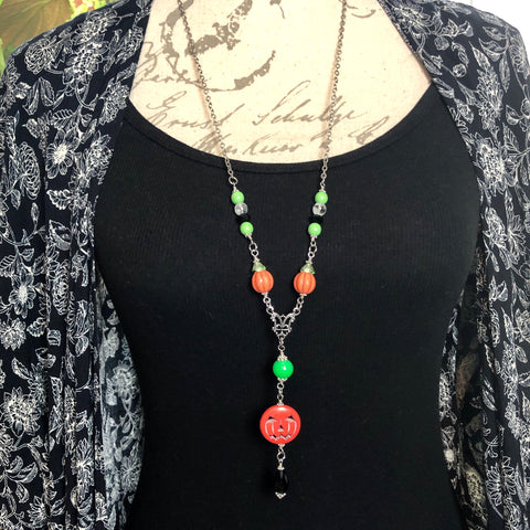 Long Halloween Glowie Necklace #10