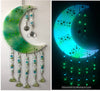 Glowie Beaded Decor Moon Green Aqua Quartz #5