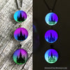 New Orleans Cathedral Glow in the Dark Art Necklace