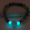 Amazonite Quartz Crystal Hematite Beaded Bracelet