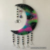 Aurora Borealis Glowie Beaded Decor Moon