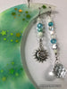 Glowie Beaded Decor Moon Green Aqua Quartz #5