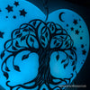 Glowie Decor Beaded Tree of Life Heart Suncatcher