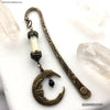 Crescent Moon Glow Lantern Victorian Bookmark