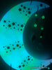 Glowie Beaded Decor Moon Green Aqua Quartz #5