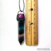 Flourite Crystal Point Glowie Stone Pendants
