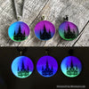 New Orleans Cathedral Glow in the Dark Art Necklace