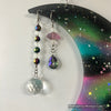 Aurora Borealis Glowie Beaded Decor Moon