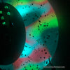 Aurora Borealis Glowie Beaded Decor Moon