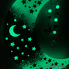Glowie Beaded Decor Moon Green Black Galaxy Quartz