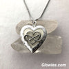 Infinity Heart Glow Locket for Pictures