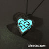 Infinity Heart Glow Locket for Pictures