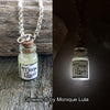 Moonlight White Glow in the dark Potion Jar Necklace