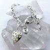 Key to my Locked Heart Love Spell Link Charm Bracelet