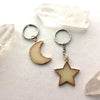 Glow Star or Moon Keychain