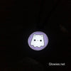 Kawaii Cat Ghost Glow Art Necklace