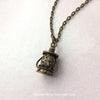 Glowing Moon And Stars Lantern Necklace