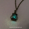 Glowing Moon And Stars Lantern Necklace