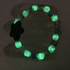Lave Stone Star Galaxy Glow Glass Essential Oil Beaded Bracelet