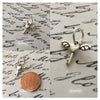 Little Heart Key with Wings Charm