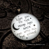 Gift Set Love You To The Moon and Back Quote