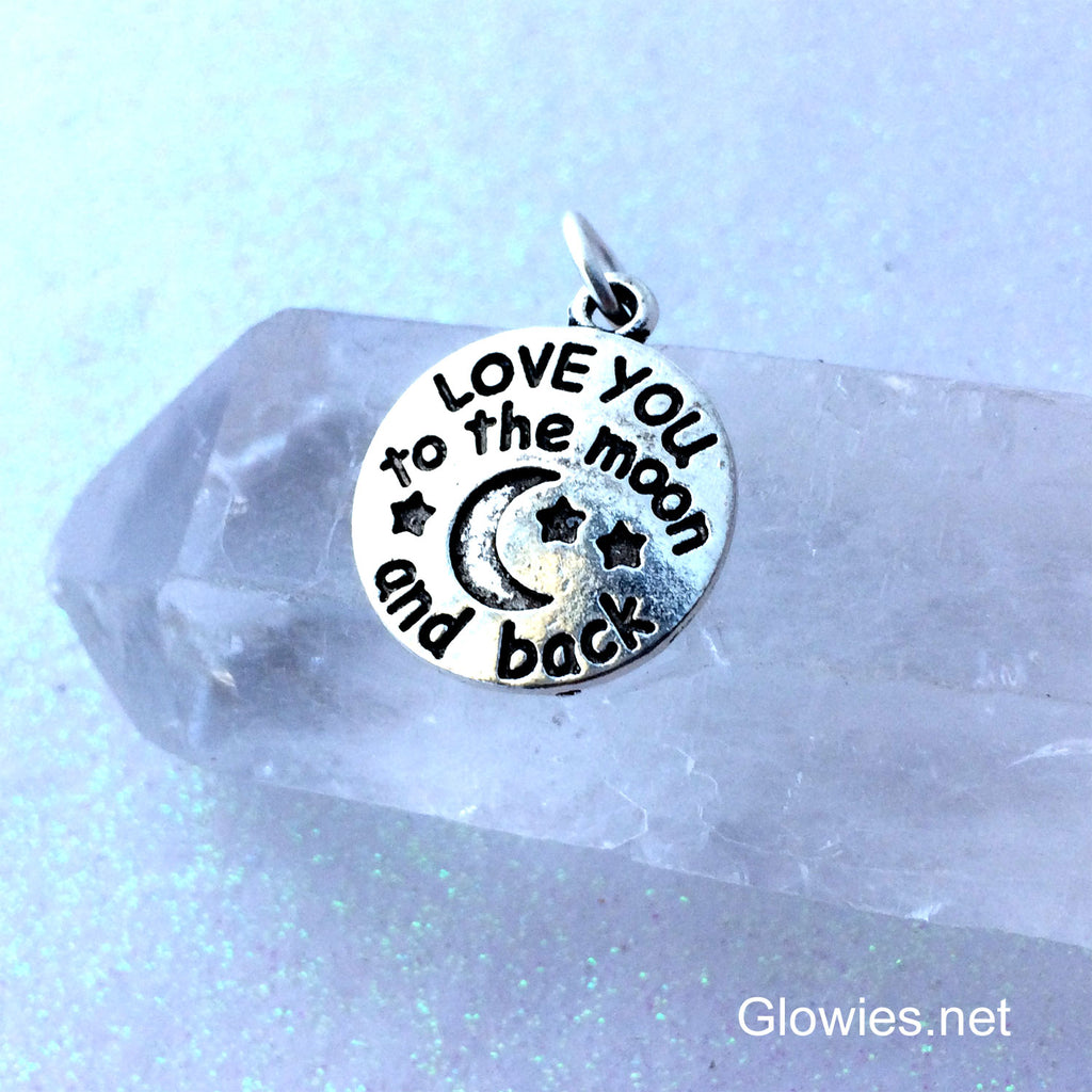 Love You To The Moon Charm