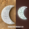 5" Love You To The Moon And Back Glow in the dark Wall Decor