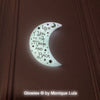 5" Love You To The Moon And Back Glow in the dark Wall Decor