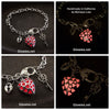 Key to my Locked Heart Love Spell Link Charm Bracelet