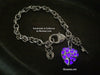 Key to my Locked Heart Love Spell Link Charm Bracelet