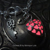 Key to my Locked Heart Love Spell Link Charm Bracelet