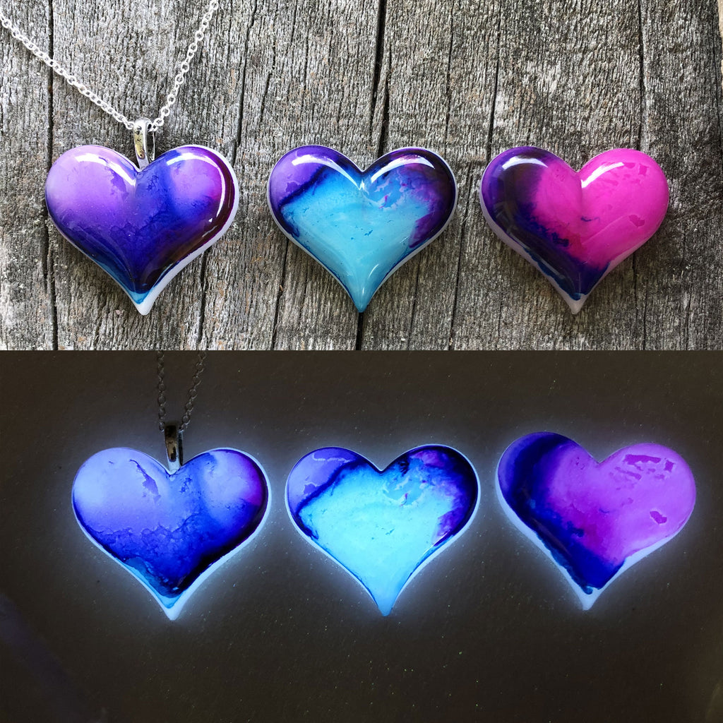 Lula Heart Style #3 Batch Purple, Blue, & Pink