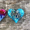 Lula Heart Style Batch #14 - Purple Blue Magenta Flame Octopus