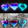 Lula Heart Style Batch #14 - Purple Blue Magenta Flame Octopus