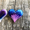 Lula Heart Style Batch #15 - Crimson Drip Purple Blue Flame