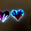 Lula Heart Style Batch #19 - Moon Fairy Magenta Drip Blue & Red Flame