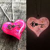 Key to my Heart Lula Glow Heart Necklace