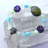 Color Changing Mood Mandala Glow Glass Beaded Bracelet