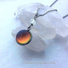 Mood Color Changing Galaxy Glow Glass Necklace