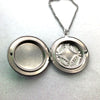 Triple Moon Goddess Faces Glow Stone Picture Locket