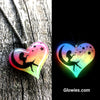 Moon Fairy Glow in the dark Lula Heart Necklace