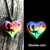 Moon Fairy Glow in the dark Lula Heart Necklace