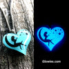 Moon Fairy Glow in the dark Lula Heart Necklace