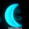 6" Crescent Moon Glow in the dark Tray Dish Decor