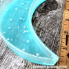 6" Crescent Moon Glow in the dark Tray Dish Decor