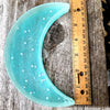 6" Crescent Moon Glow in the dark Tray Dish Decor