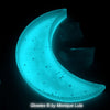 6" Crescent Moon Glow in the dark Tray Dish Decor