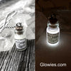 Moonlight White Glow in the dark Potion Jar Necklace