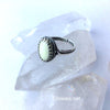 Opal Moon Stone Adjustiable Glow Ring