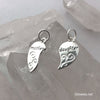 Mother Daughter Heart Charm Set